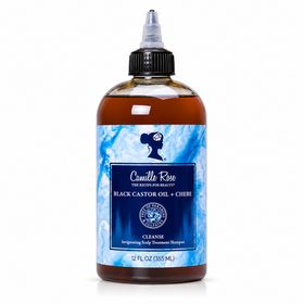 Camille Rose Black Castor Oil + Chebe Butter Cleanse Invigorating Scalp Treatment Shampoo (12oz/355ml)