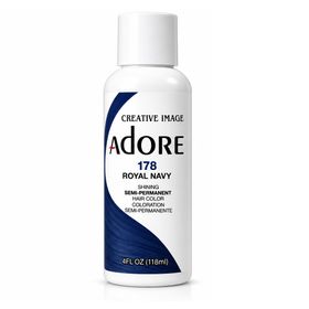 Adore Semi Permanent Hair Color 178- Royal Navy (4oz/118ml)