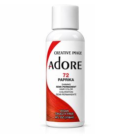 Adore Semi Permanent Hair Color 72 - Paprika (4oz/118ml)