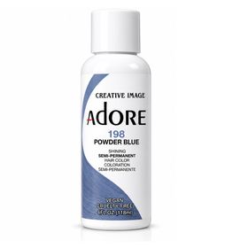 Adore Semi Permanent Hair Color 198 - Powder Blue (4oz/118ml)