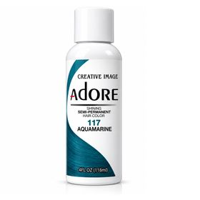 Adore Semi Permanent Hair Color 117 - Aquamarine (4oz/118ml)