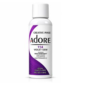 Adore Semi Permanent Hair Color 114 - Violet Gem (4oz/118ml)