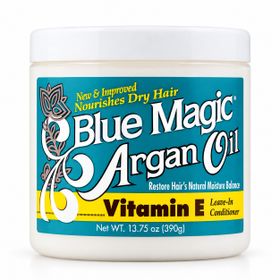 Blue Magic Argan Oil Vitamin E Leave In Conditioner - Jar (13.75oz/410ml)