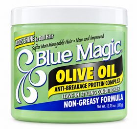 Blue Magic Olive Oil Leave In Styling Conditioner - Jar (13.75oz/410ml)