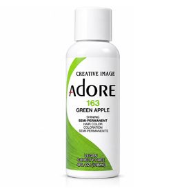 Adore Semi Permanent Hair Color 163 - Green Apple (4oz/118ml)