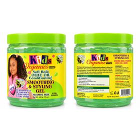 Africa'S Best Kids Soft Hold Olive Oil Smoothing & Styling Gel (15oz/443ml)