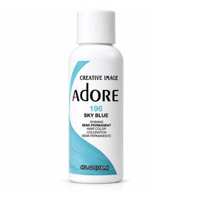 Adore Semi Permanent Hair Color 196 - Sky Blue (4oz/118ml)