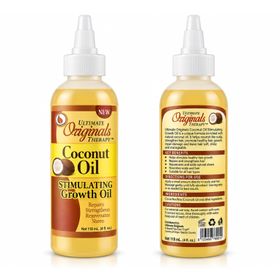 Africa'S Best Ultimate Organic Therapy Coconut Oil Stimulating Growth Oil (4oz/118ml)