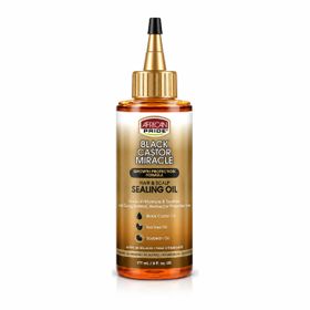 African Pride Black Castor Miracle Hair & Scalp Sealing Oil (5.8oz/177ml)