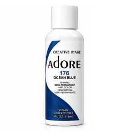 Adore Semi Permanent Hair Color 176 - Ocean Blue (4oz/118ml)