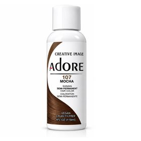 Adore Semi Permanent Hair Color 107 - Mocha (4oz/118ml)