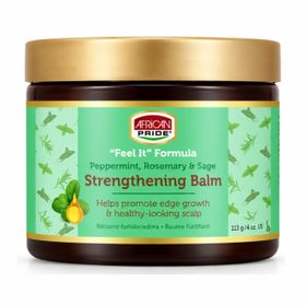 African Pride Pepperment & Rosemary Strengthening Balm (4oz/113g)