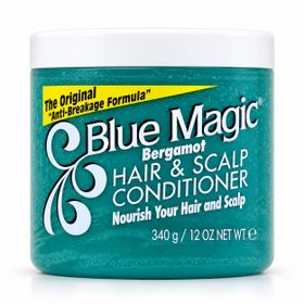 Blue Magic Bergamot Hair & Scalp Conditioner Green Jar (12oz/355ml)