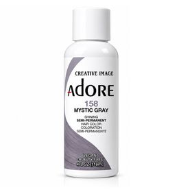 Adore Semi Permanent Hair Color 158 - Mystic Gray (4oz/118ml)
