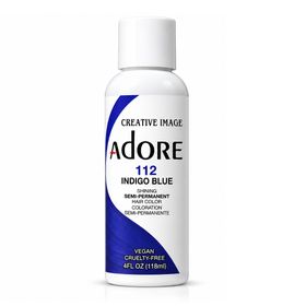 Adore Semi Permanent Hair Color 112 - Indigo Blue (4oz/118ml)