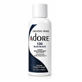 Adore Semi Permanent Hair Color 130 - Blue Black (4oz/118ml)