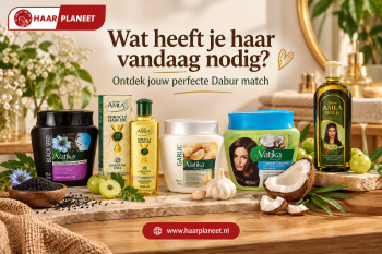 Dabur haarverzorgingsproducten met Black Seed, Amla, Garlic en Coconut maskers bij Haarplaneet